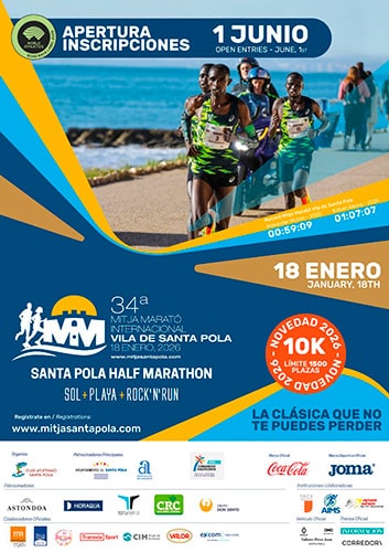 34ª Mitja Marató Internacional Vila de Santa Pola 2026